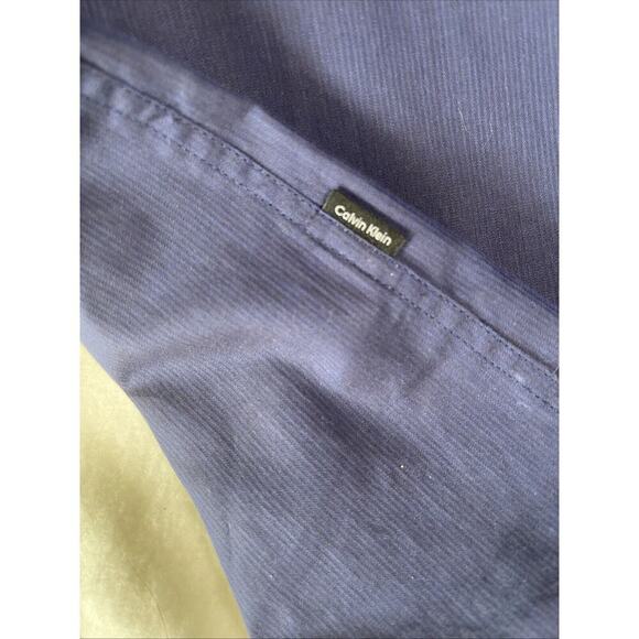 CALVIN KLEIN Men's Short Sleeve Button-Front Shirt size XL/ TG - Picture 7 of 8